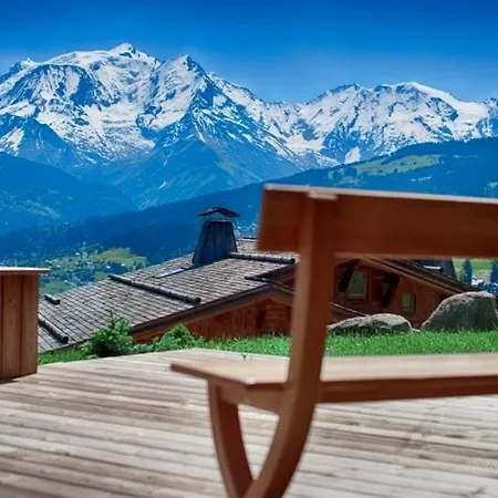 Chalé La Ferme Des Seugets, Chic & Authenticite, Vue Montblanc *