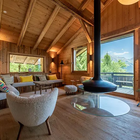 La Ferme Des Seugets, Chic & Authenticite, Vue Montblanc 木屋 孔布卢