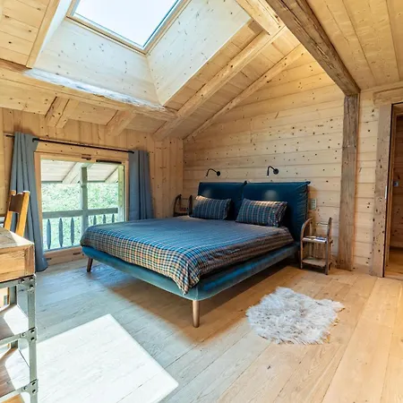 La Ferme Des Seugets, Chic & Authenticite, Vue Montblanc 木屋 *