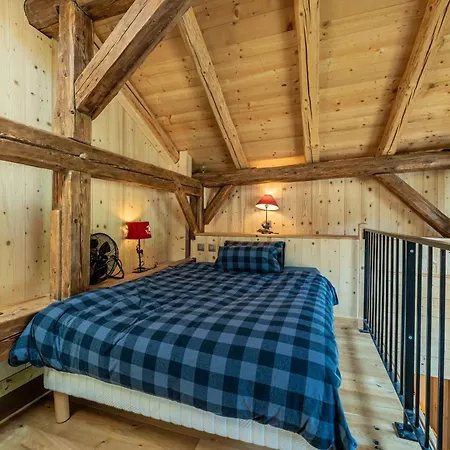 木屋 La Ferme Des Seugets, Chic & Authenticite, Vue Montblanc 孔布卢