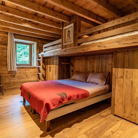 La Ferme Des Seugets, Chic & Authenticite, Vue Montblanc 木屋 孔布卢